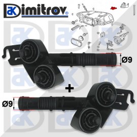 Комплект пръскалки миене на фарове Volvo C30 C70 S40 V50