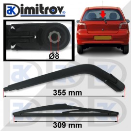 Рамо задна чистачка Toyota Yaris