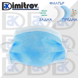 Медицинска маска за лице трипластова
